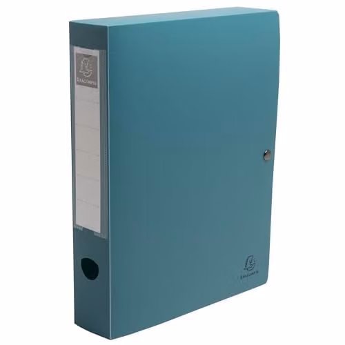 Exacompta Skandi A4 Recycled Plastic Filing Box with 6cm Spine in Blue, Pink or Multicolour
