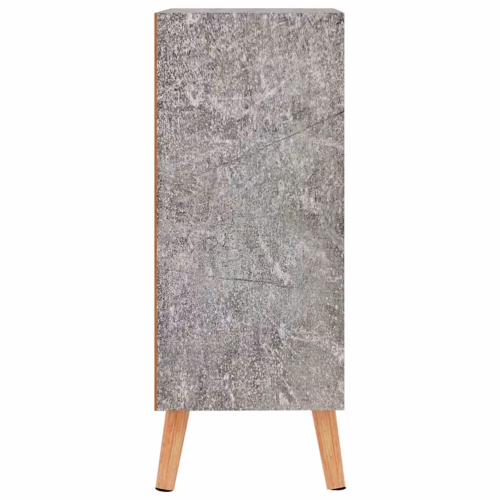 Berkfield Home Sideboard in Concrete Grey, W/D/H: 60 x 30 x 72 cm – 3
