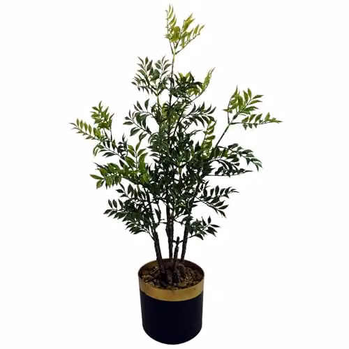Leaf Green Artificial Oriental Bonsai Tabletop Tree H 60 cm x W 30 cm x D 30 cm – 1