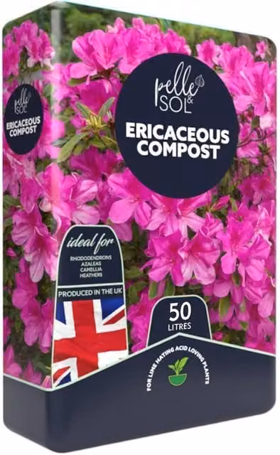 Pelle & Sol Ericaceous Potting Soil Peat Free Compost, 50 l