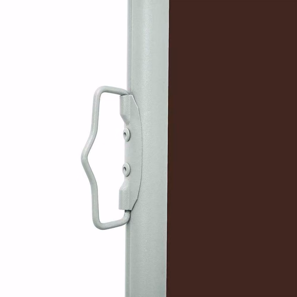 Berkfield Home Brown Retractable Side Awning with Polyester Fabric and Steel Frame, W/H: 600 x 140 cm – 3