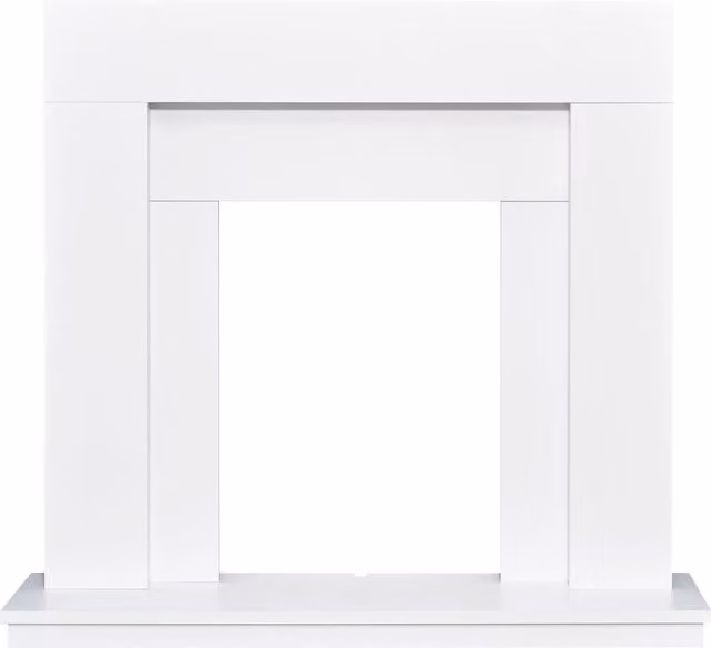 Adam Fires & Fireplaces Malmo Fireplace in White