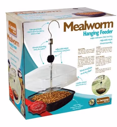 Natures Market Deluxe Transparent Mealworm Feeder