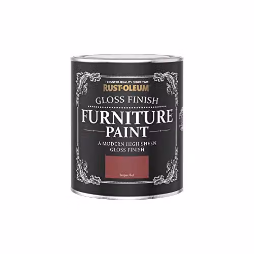 Rust-Oleum Gloss Furniture and Skirting Board Paint in Red, 750ml – 3