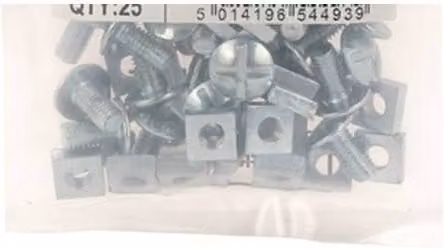 Unifix Mushroom Head Dome Roofing Bolts and Nuts, Galvanised Silver, M6 x 60mm