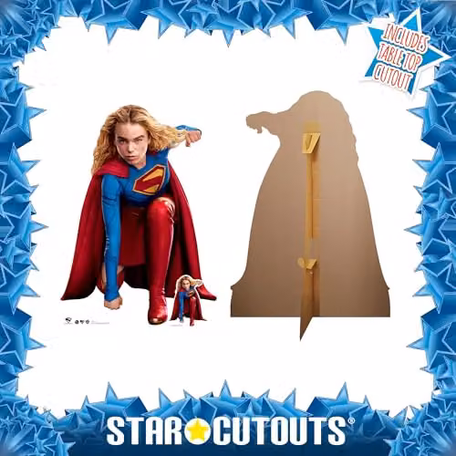 Star Cutouts SC4941 Supergirl Kara Zor-El Milly Alcock Find Your Place Cardboard Cutout, Multicolour, Height: 134 cm – 4