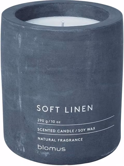 Blomus Fraga Scented Soy Wax Table Candle in Grey with Floral and Fresh Fragrance – 2
