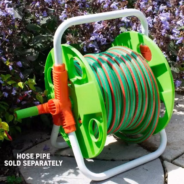 SPETLEK Green Hose Reel with 15m Garden Hose