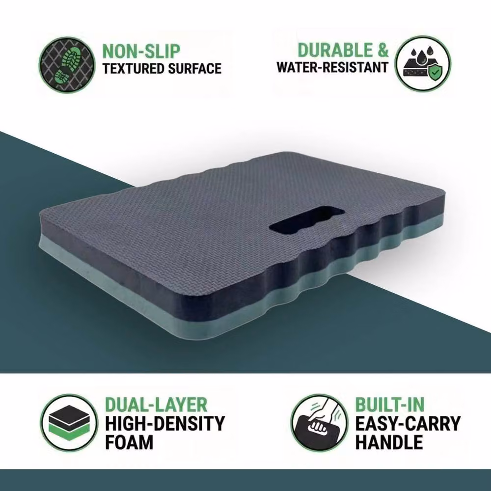NESTLUNE Thick Gardening Kneeling Pad Foam Cushion in Dark Grey, 1.25kg – 3