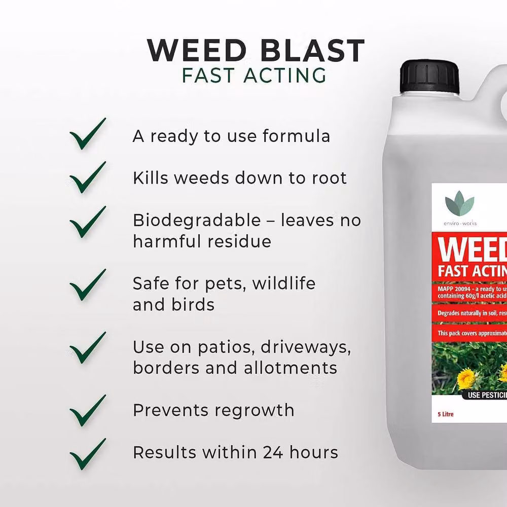 Gainsborough Glyphosate Free Weed Killer Spray, 5 l – 2