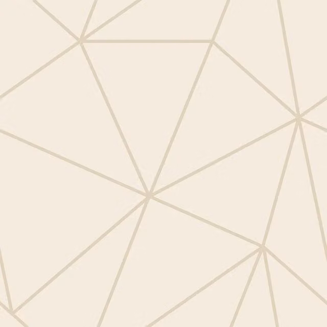 I Love Wallpaper Geometric Modern Wallpaper in Beige and Yellow