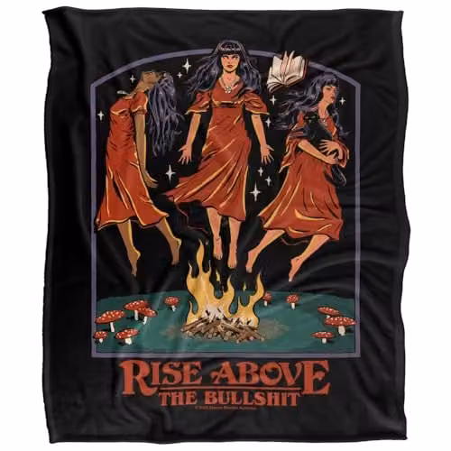 Steven Rhodes Rise Above Multicolour Super Soft Fleece Throw Blanket W/D/H: 152 x 127 cm – 5