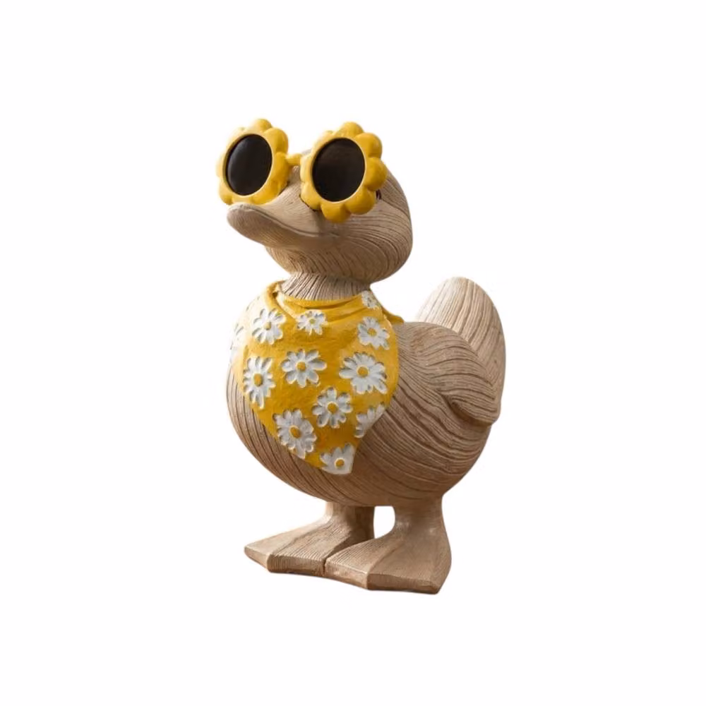 Garden Greatness Springtime Duckling Sunglasses Ornament in Yellow and Multicolour – 2