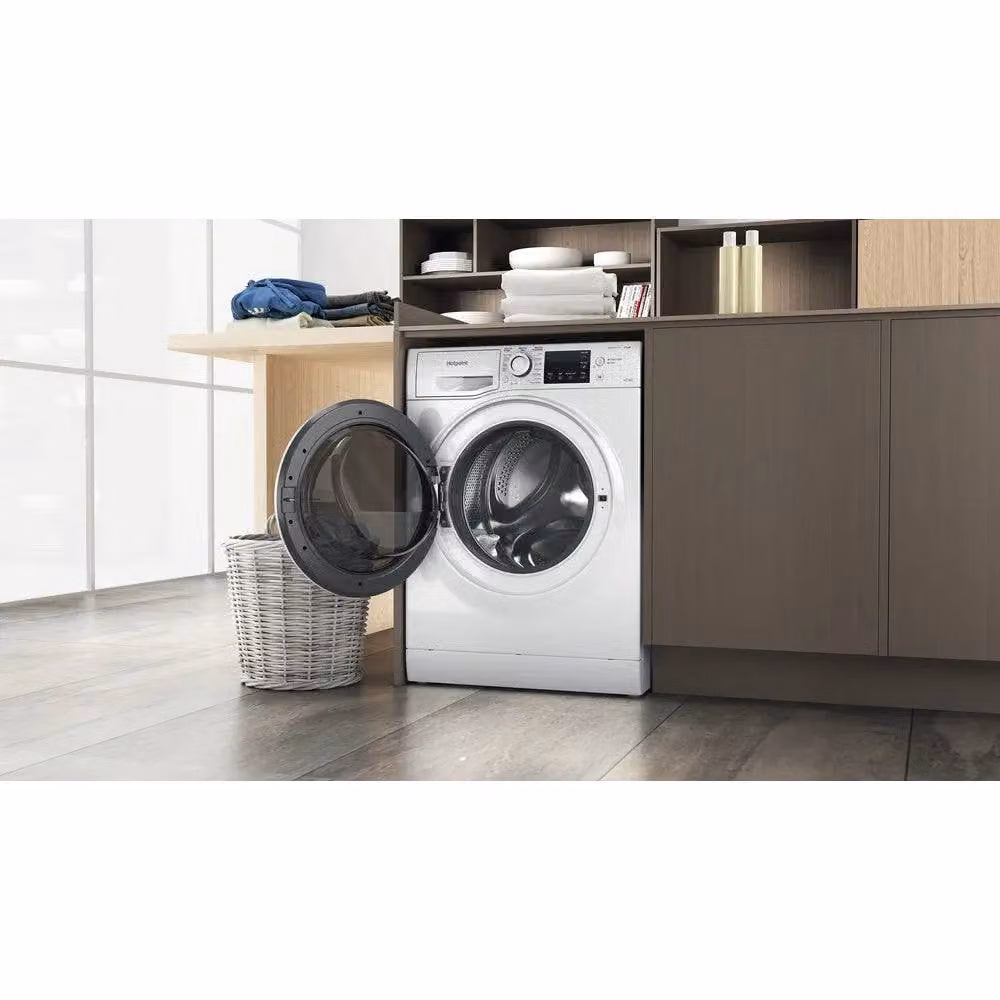 Hotpoint NDB 9635 W UK White 9kg/6kg Freestanding Front Loader Washer Dryer with 1400 RPM and D Energy Rating – 3