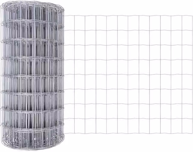 Berkfield Home Euro Fence Galvanised Steel in Grey, 0.4 x 10 m