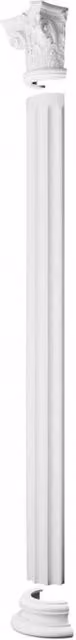 Orac Decors Half Column Corinthian in White