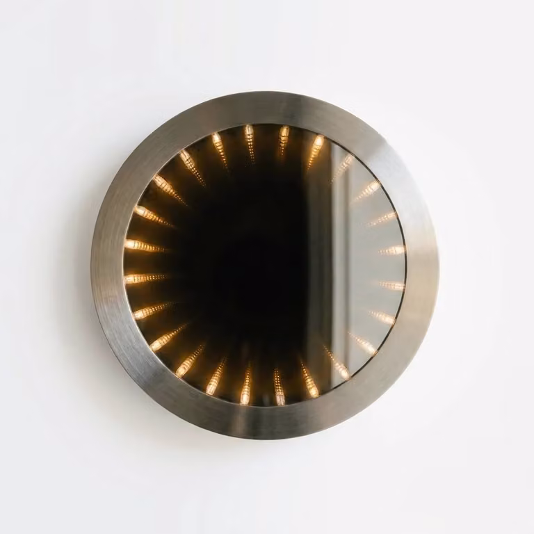 Araco Lumière Radiant Alara Stainless Steel Silver Mirror Light for Bathroom