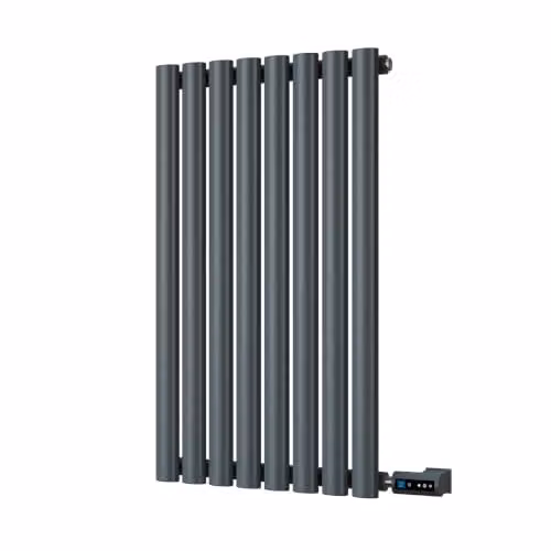 UK Radiators Omeara Anthracite Horizontal Designer Electric Radiator with WiFi App Control, W: 464 mm, H: 800 mm – 2