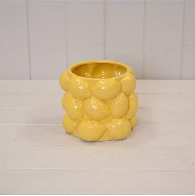 KDMD Yellow Indoor Plant Pot