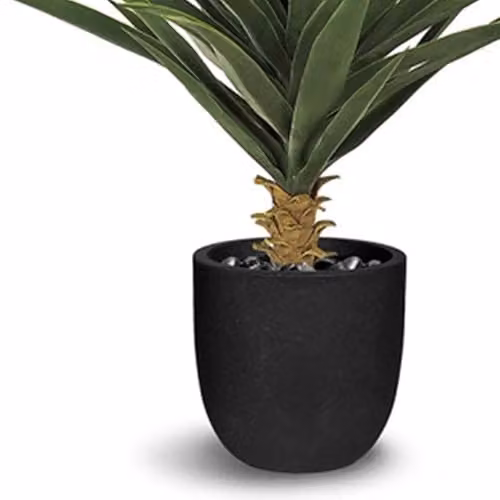 Leaf Design UK Artificial Green Yukka Tropical Potted House Plant – 3