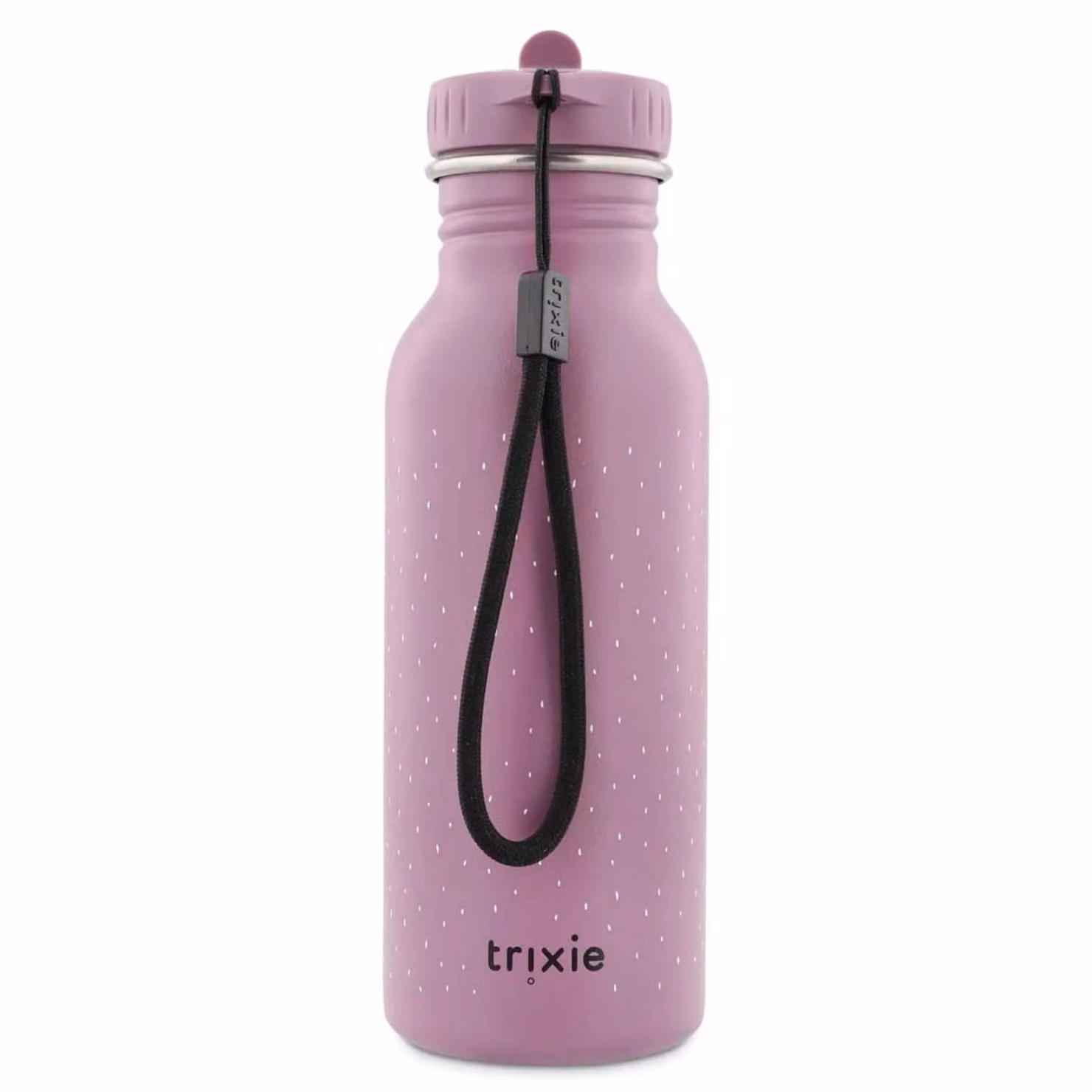 Trixie Mrs. Peacock Stainless Steel Leakproof Childrens Water Bottle, Purple, 500 ml – 3