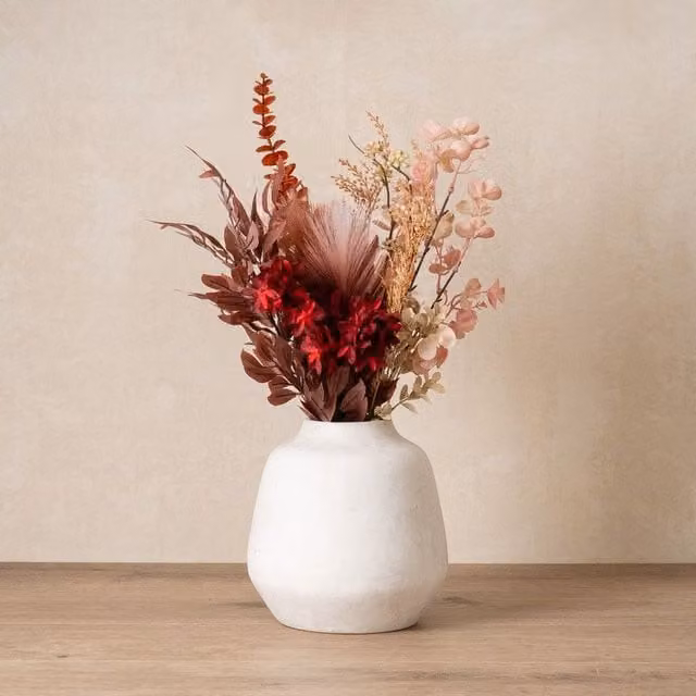 Scottish Everlastings Ltd Red and Brown Mixed Rustic Floral Bouquet – 1