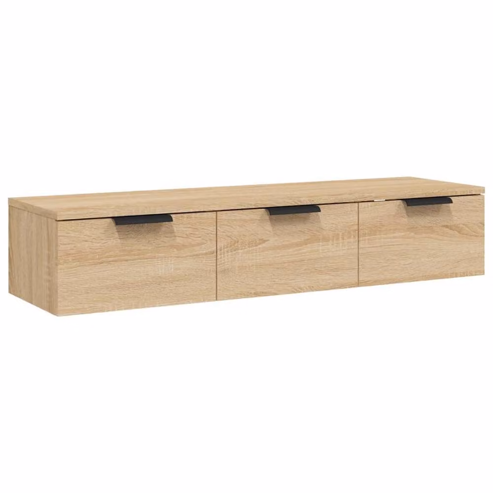 Berkfield Home Sonoma Oak Wall Cabinet in Light Tan, W/D/H: 102 x 30 x 20 cm – 2