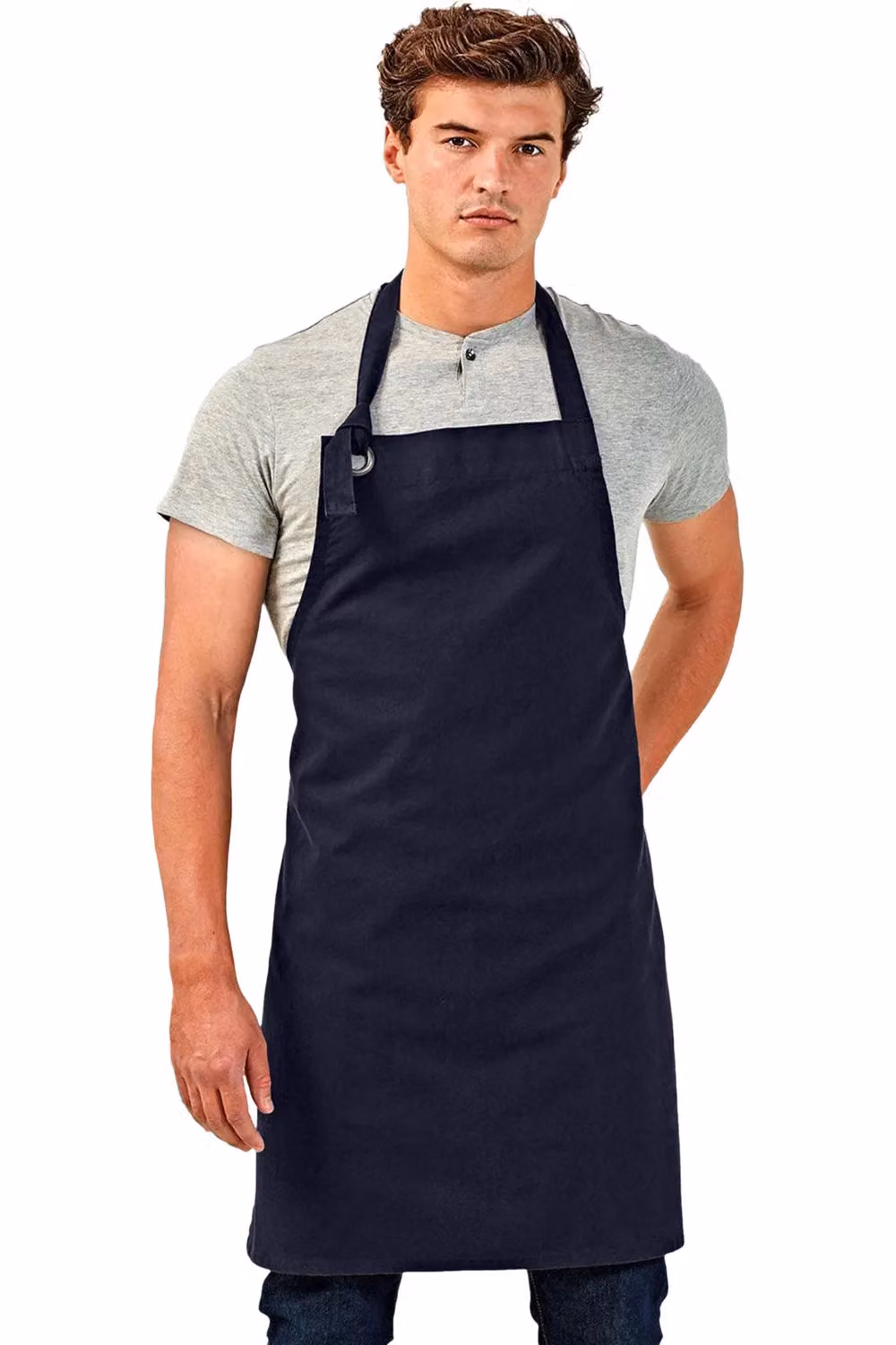 Premier Calibre Heavy Cotton Canvas Bib Apron, Pack of 2, Blue – 2