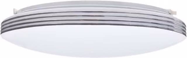Milagro Siena LED Ceiling Lamp in White and Chrome with Remote Control