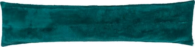 Empress Faux Fur Draught Excluder - Emerald Green