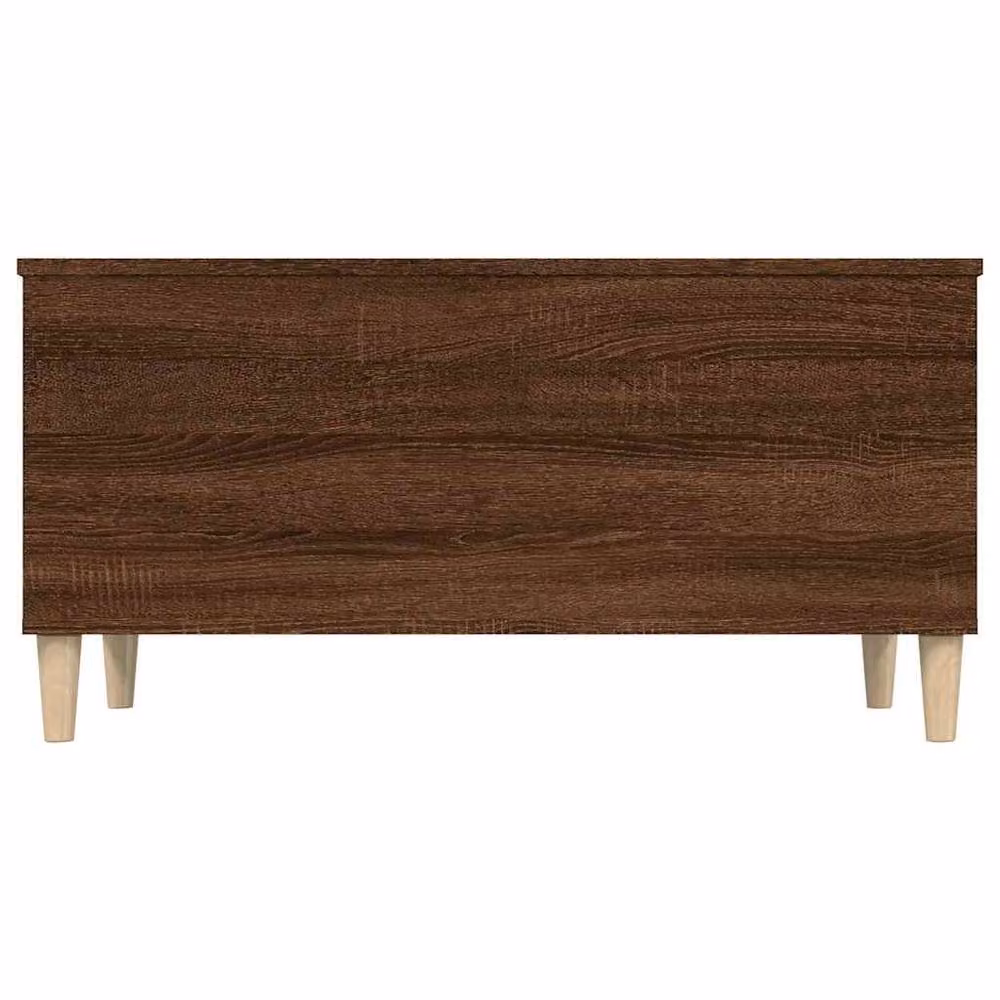 Berkfield Home Brown Oak Coffee Table with Lift Mechanism, W: 90 cm, D: 44.5 cm, H: 45 cm – 4