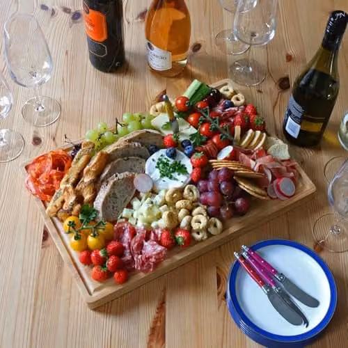 Argon Tableware Brown Wooden Butchers Block Chopping Board with Groove, W/D/H: 45 x 30 x 3 cm – 2