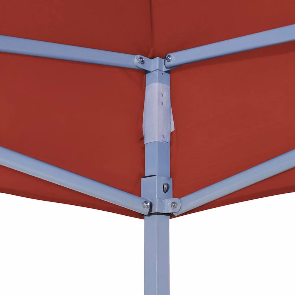 Berkfield Home Party Tent Roof in Red, PVC-Coated Polyester, W/D/H: 300 x 300 x 108 cm – 3