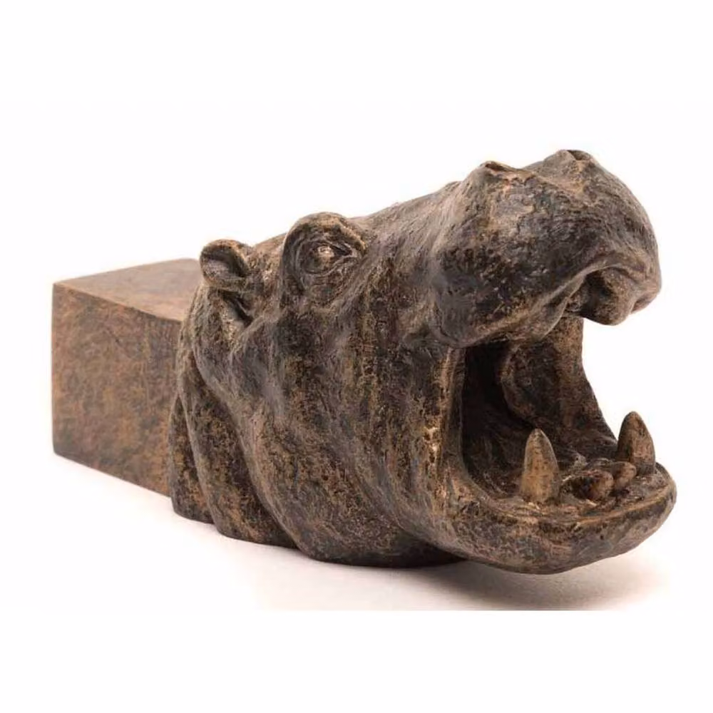 Jardinopia Hippo Plant Pot Feet, Set of 3, Bronze Metal – 2