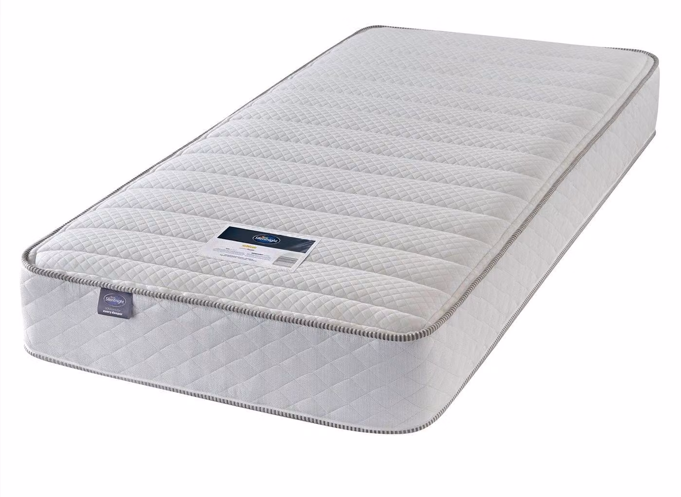 Silentnight Achieve White Pocket Sprung Kids Mattress with Temperature Regulation