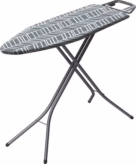 Minky Ultima Reflector Ironing Board in Grey and White with Iron Rest