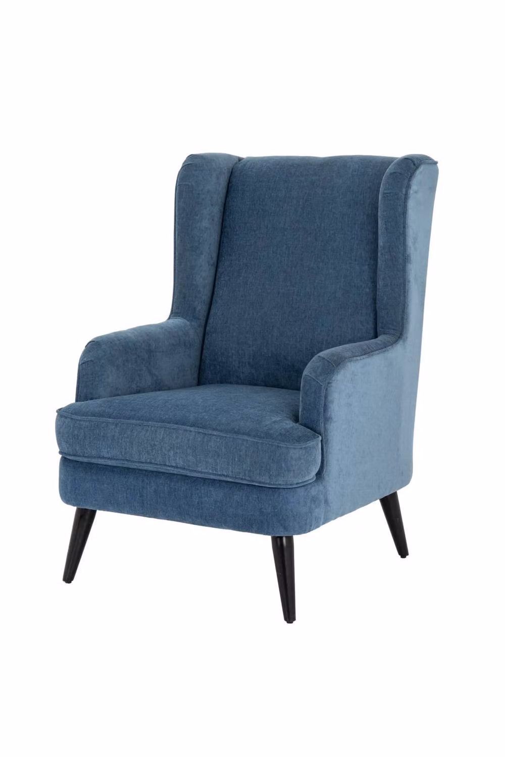 KDMD Vellis Wingback Armchair in Petrol Blue Fabric – 2