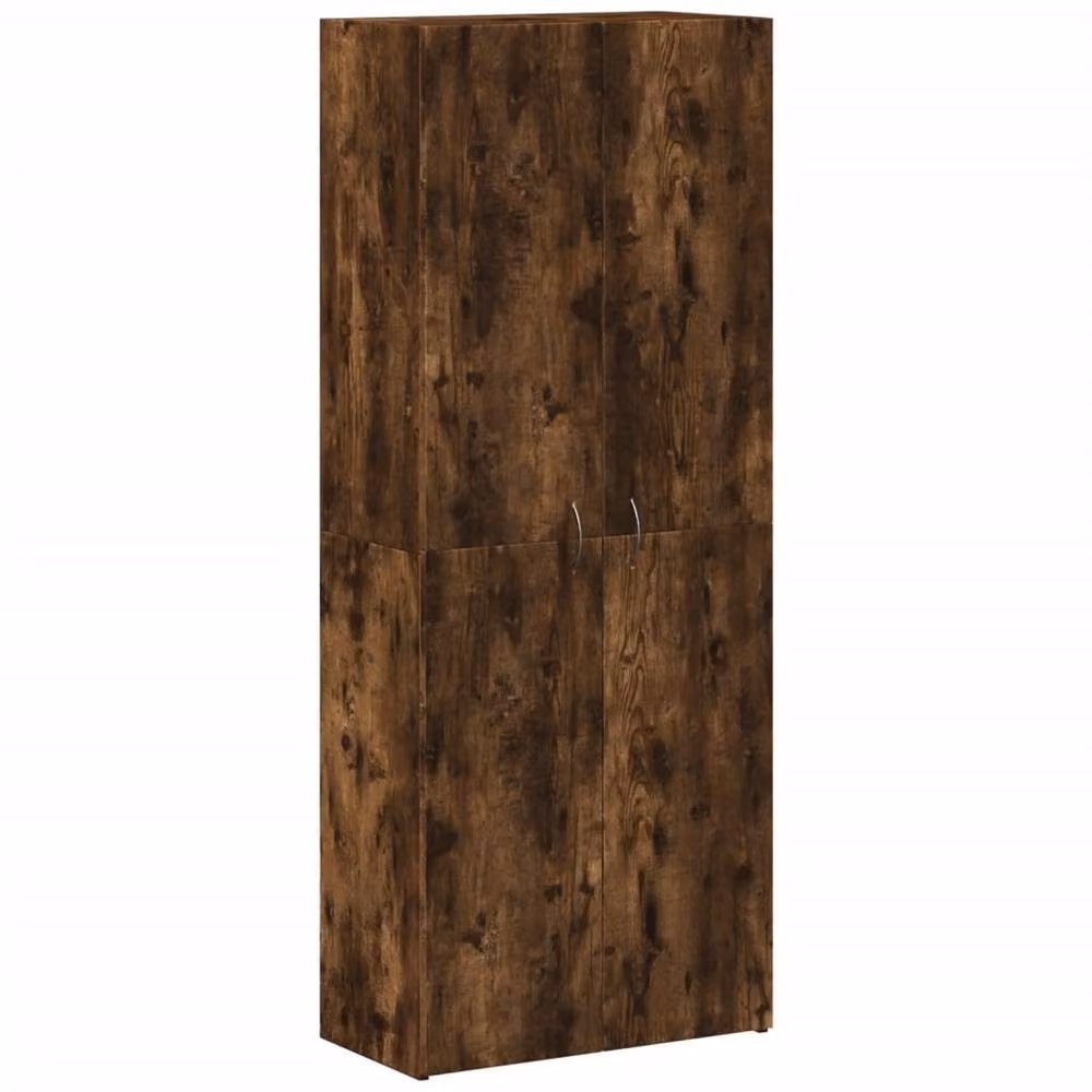 Berkfield Home Durable Smoked Oak File Cabinet in Brown, W/D/H: 60 x 32 x 153 cm – 2