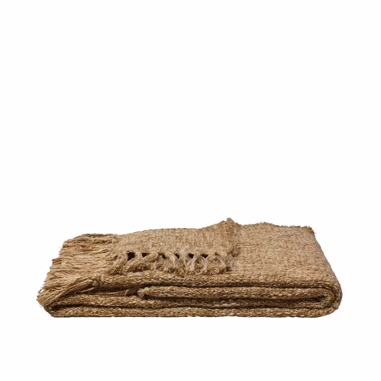 Dome Deco Quince Throw in Beige, W/D/H: 170 x 130 x 1 cm