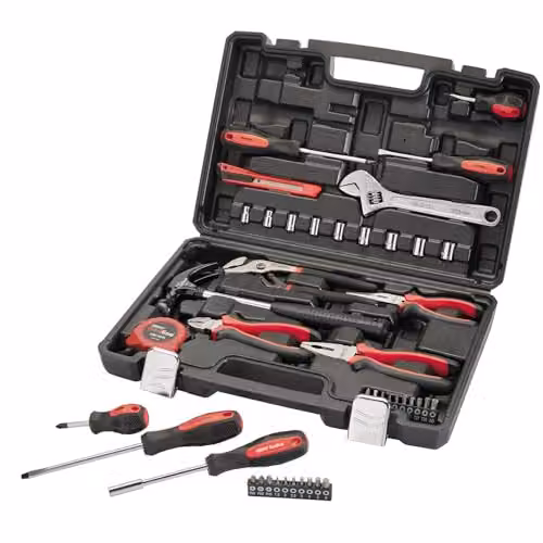 Draper 43 Piece Redline Tool Kit, Red and Black – 1