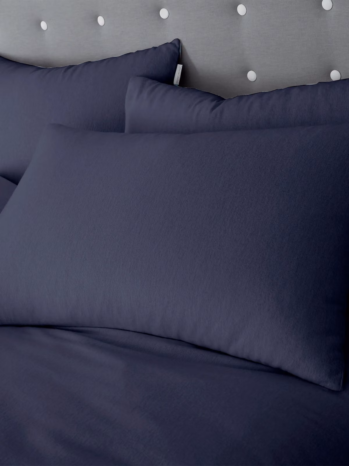 Catherine Lansfield Brushed Cotton Flannelette Duvet Cover and Pillowcase Set, Blue, W/D/H: 135 x 200 cm and 50 x 75 cm – 2