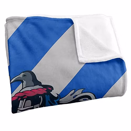 Warner Brothers Harry Potter Ravenclaw Crest White Fleece Blanket W/D/H: 152 x 127 x 1 cm – 2