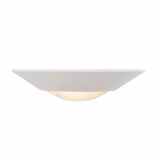 InLight INL-38609 Telde White Plaster Square Wall Light