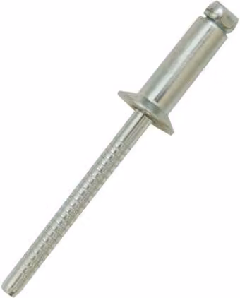 JRP Riveting Products Silver A2 Stainless Steel Countersunk Head Rivets, 4.8 x 8 mm