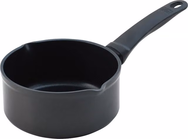 Kuhn Rikon Easy Induction Non-Stick Aluminium Milk Pan, Black, 1.4 l