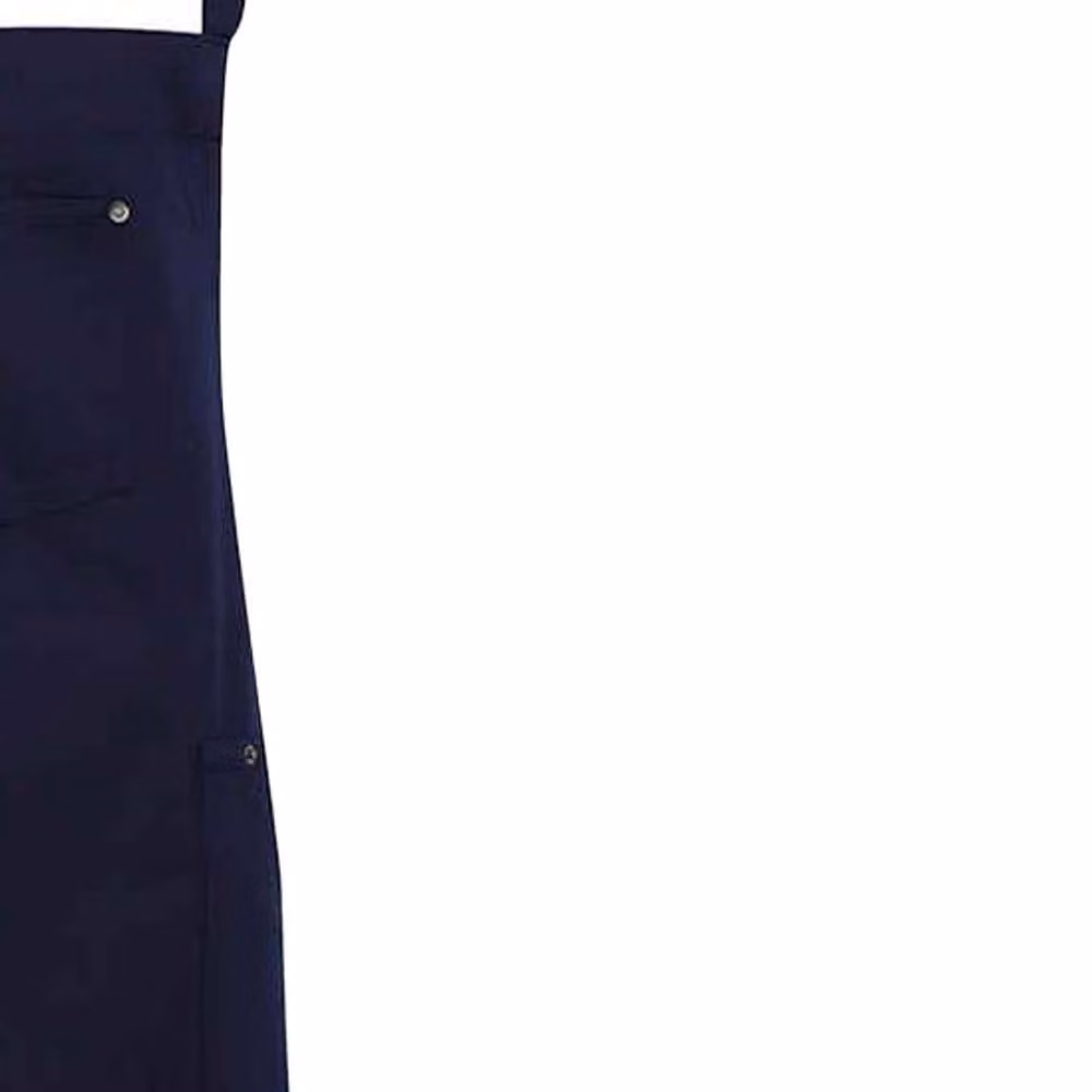 Premier Navy Blue Cotton Chino Bib Apron – 2