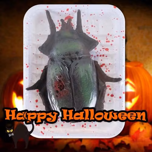 VFM e-Store Black Plastic Halloween Insect Decoration for Adults, 18.5 cm – 7
