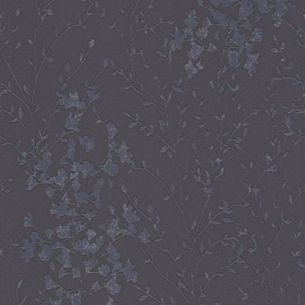 Havendro Metallic Floral Pastel Wallpaper in Grey – 2