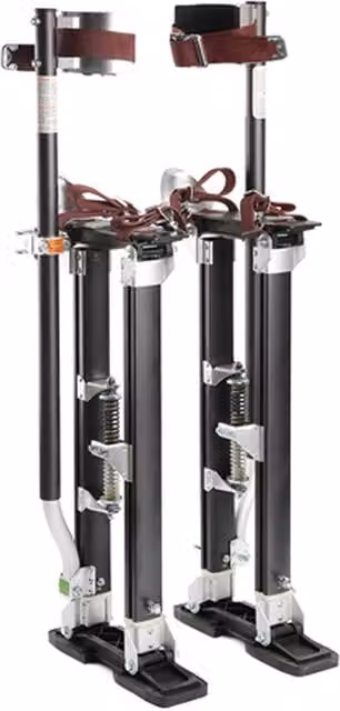 Switzer Lightweight Steel Stilts in Black