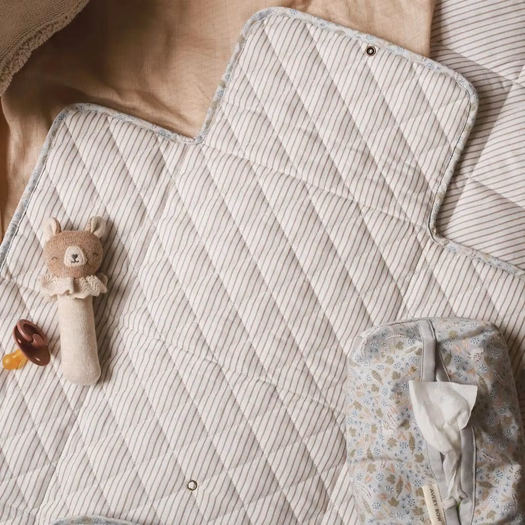 Avery Row Nature Trail Foldable Travel Baby Changing Mat in Cotton – 1
